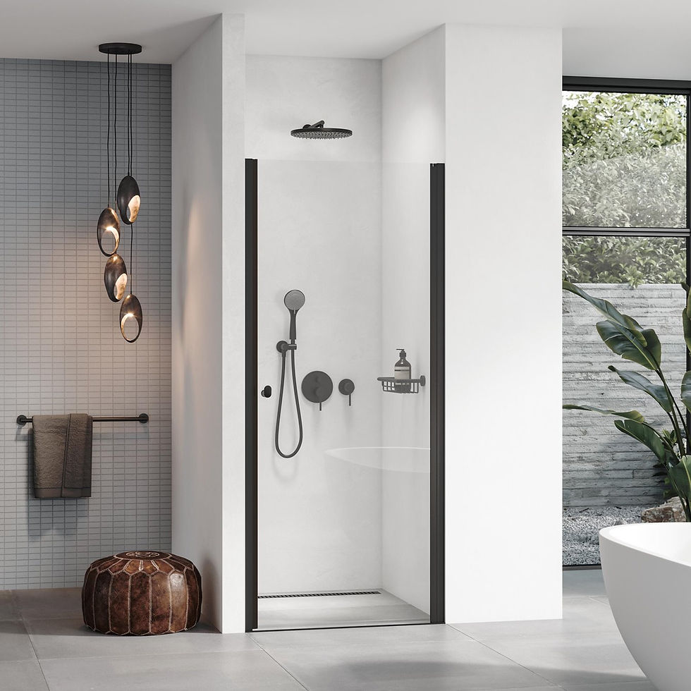 Thumbnail: Nemox Black 60 cm Towel Rail