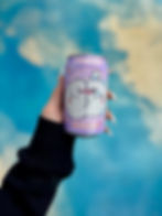 Ocean Bomb Momonga & Chiikawa Peach Sparkling Water