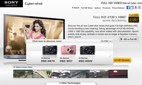 Full HD Video Now on Cyber-shot 2011