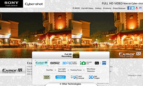 Full HD Video Now on Cyber-shot 2011