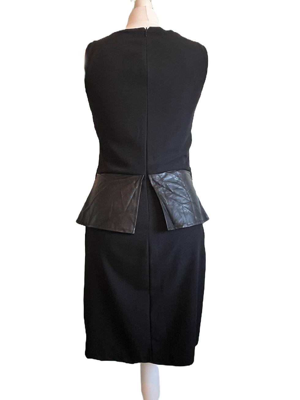 Miniature : robe noire haut similicuir 