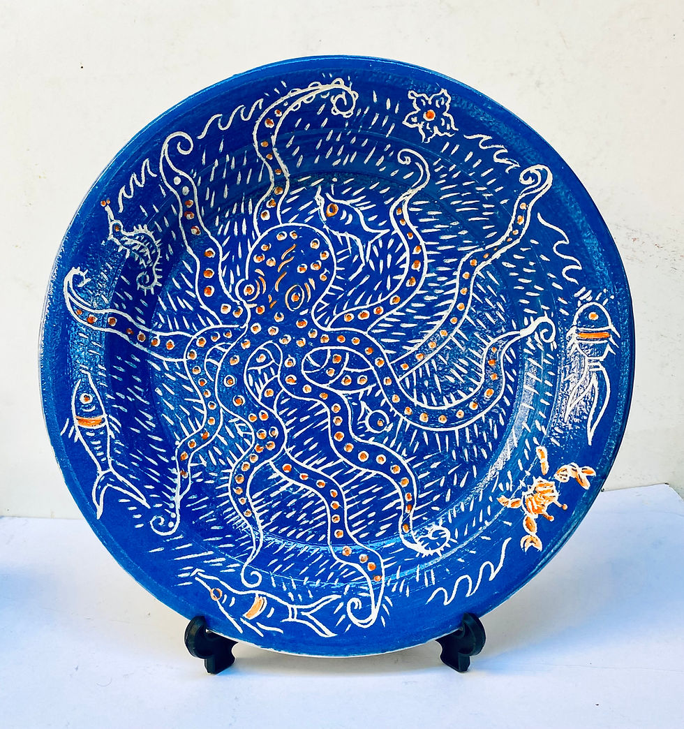 Derek Johnston    Octopus platter