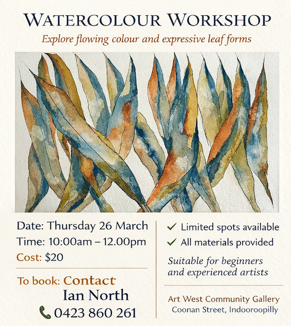 Watercolour Workshop: Explore Flowing Colour & Expressive Leaf Forms