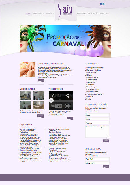Site Estética Slim