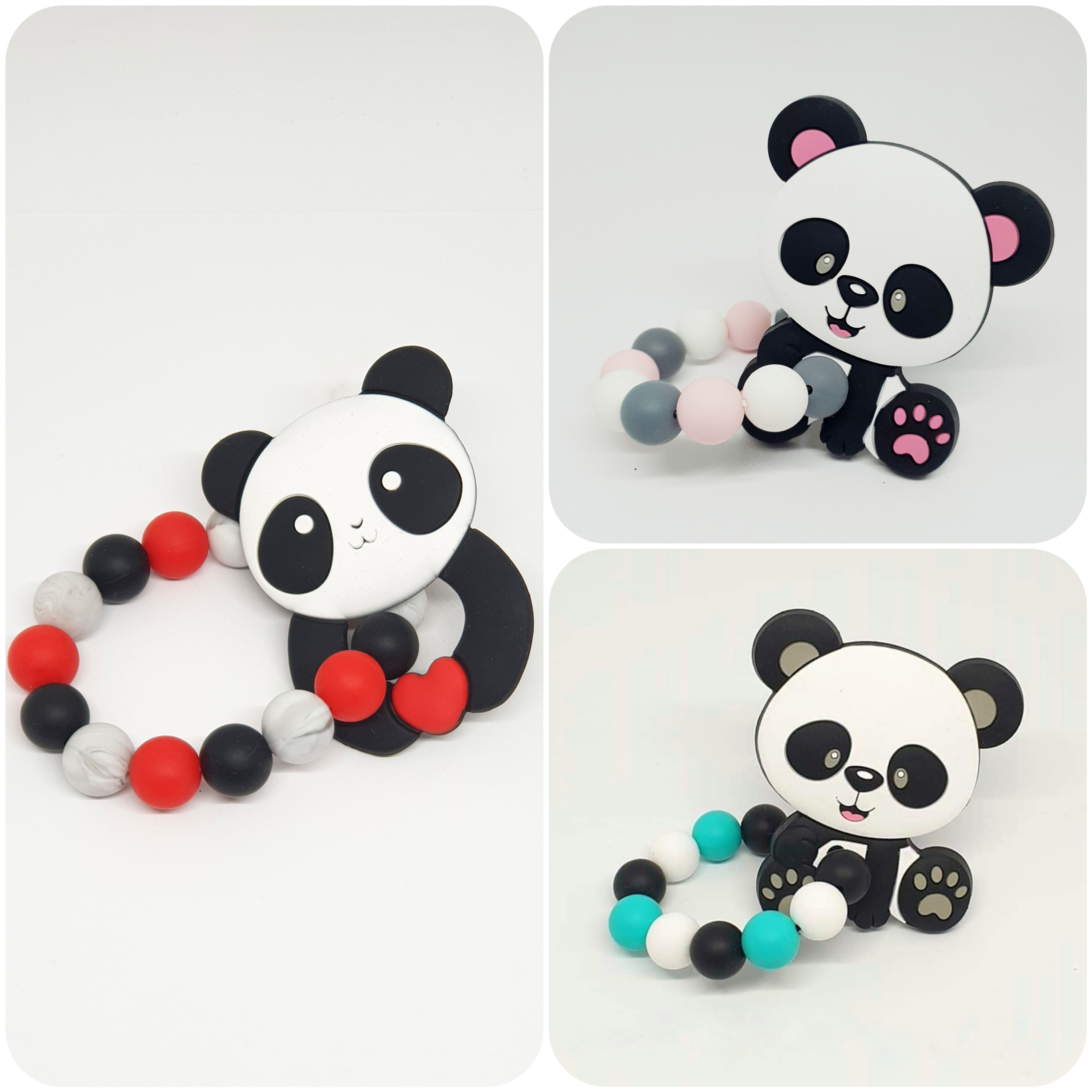 Hochet de dentition panda