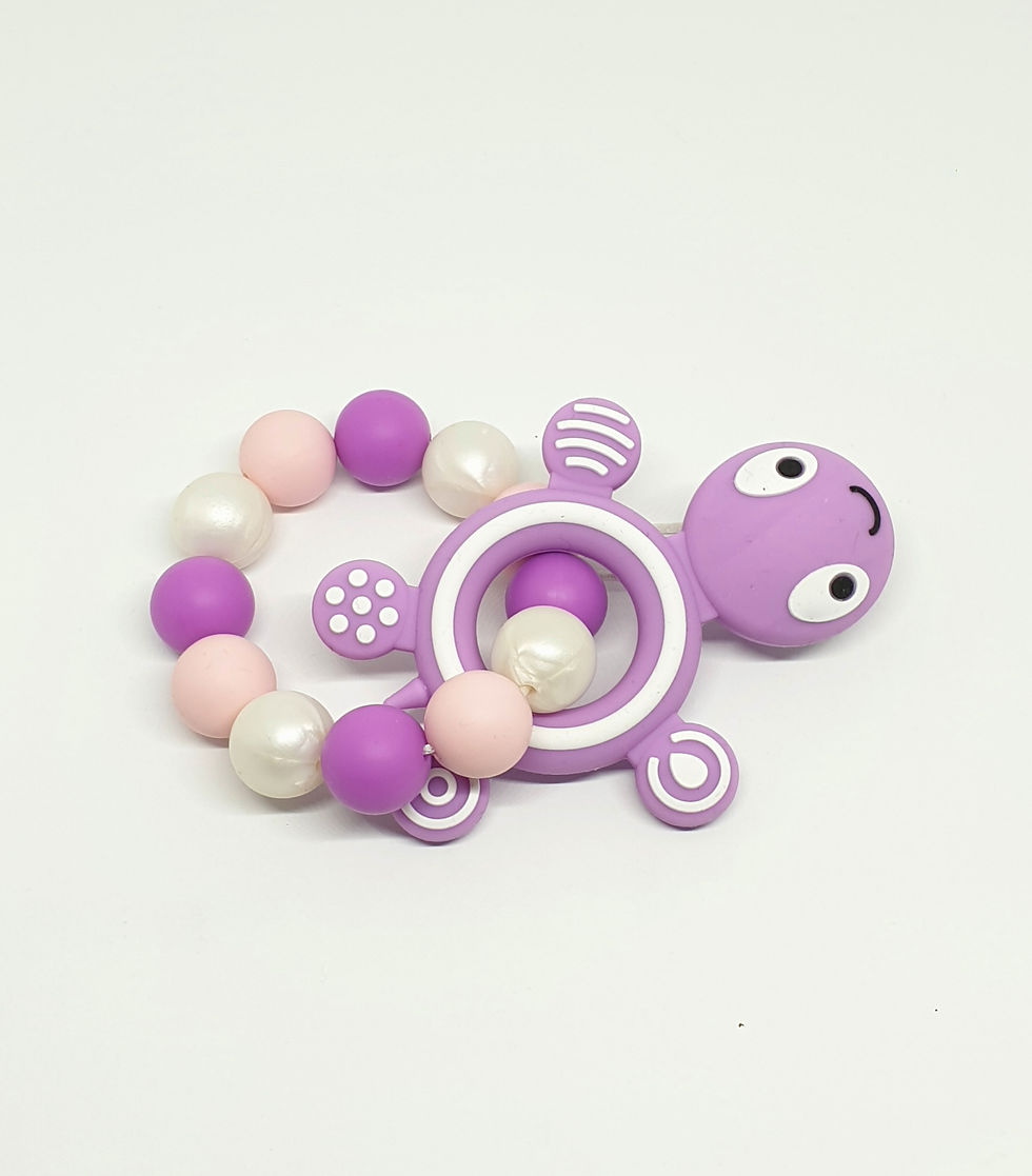 Miniature : Hochet de dentition tortue