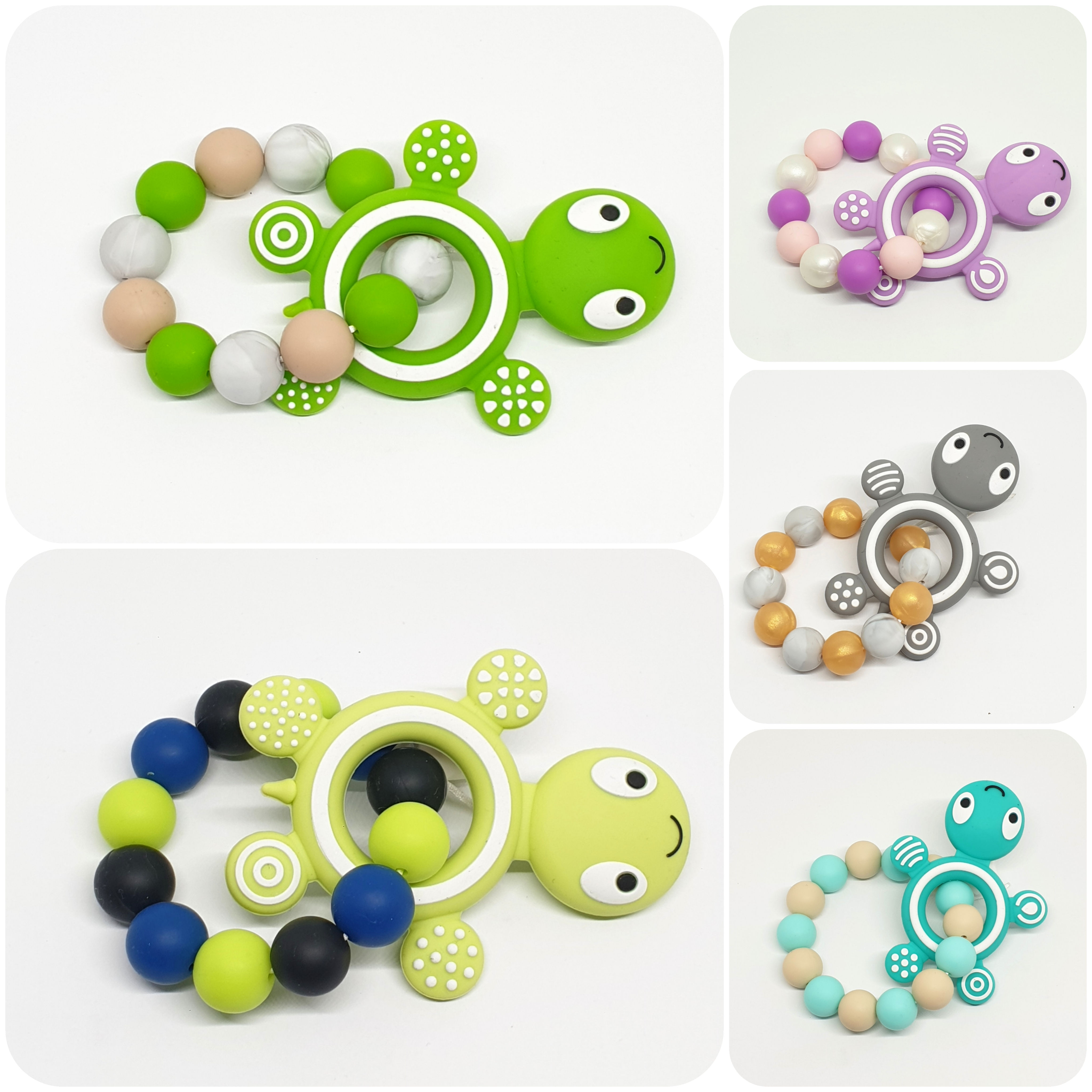 Hochet de dentition tortue