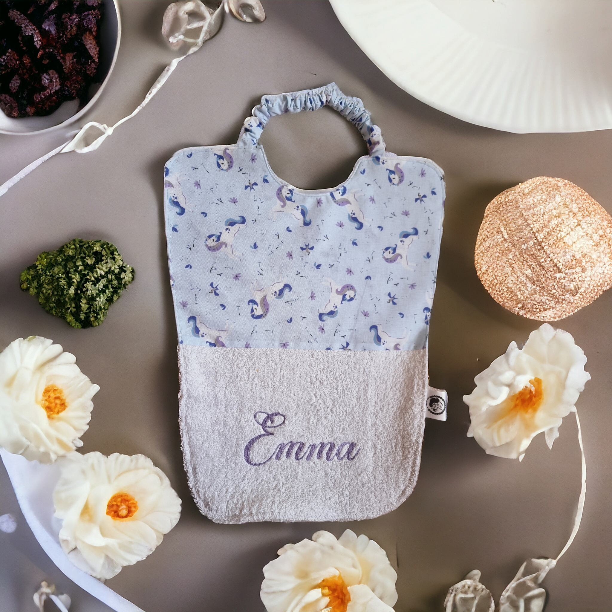  Bavoir licorne 3-6ans