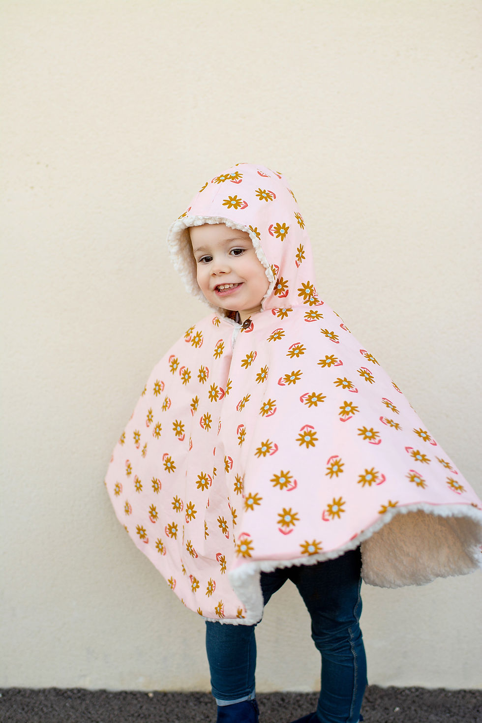 Miniature : poncho/cape marguerite imperméable