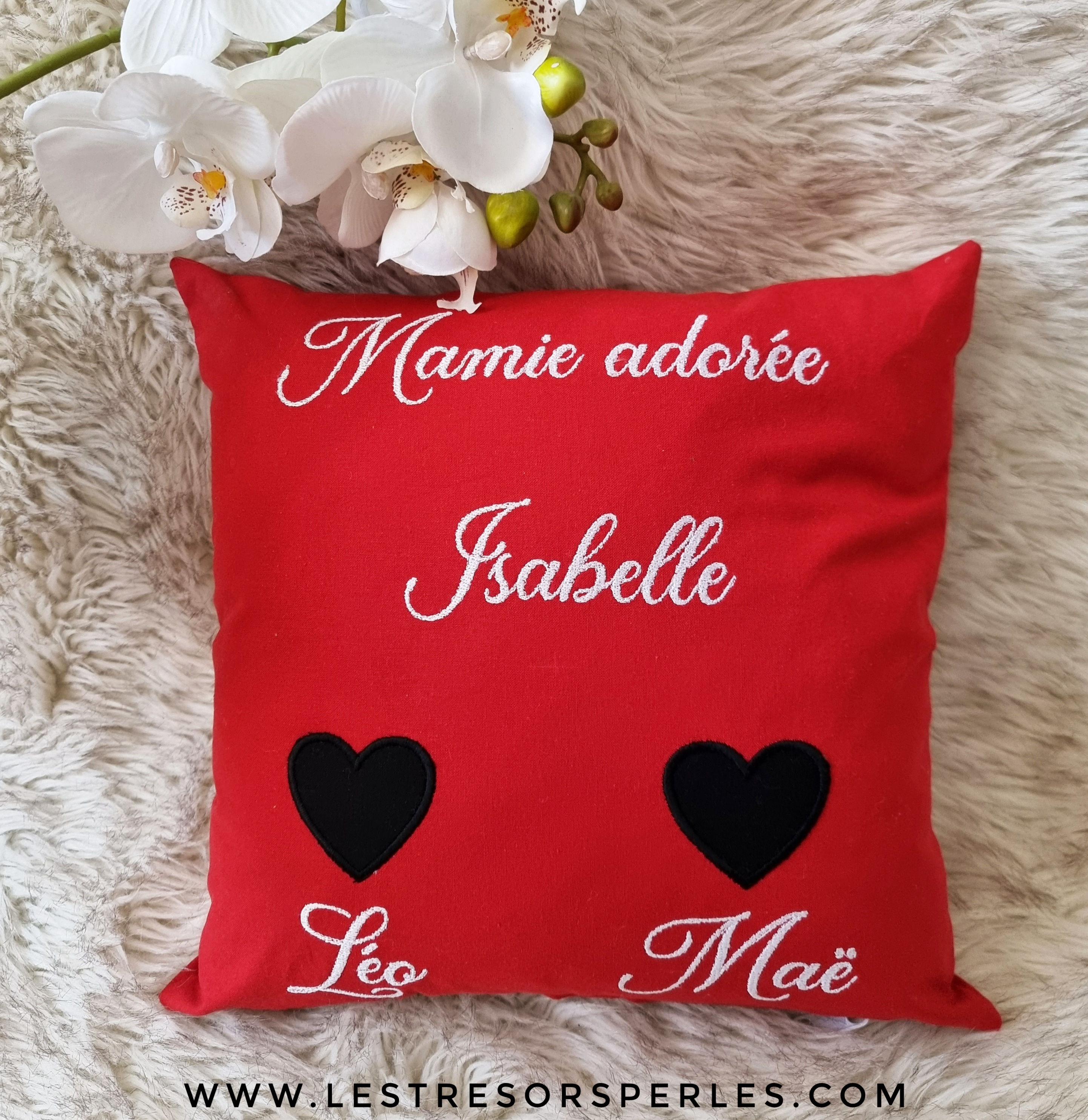 coussin personnalisé mamie