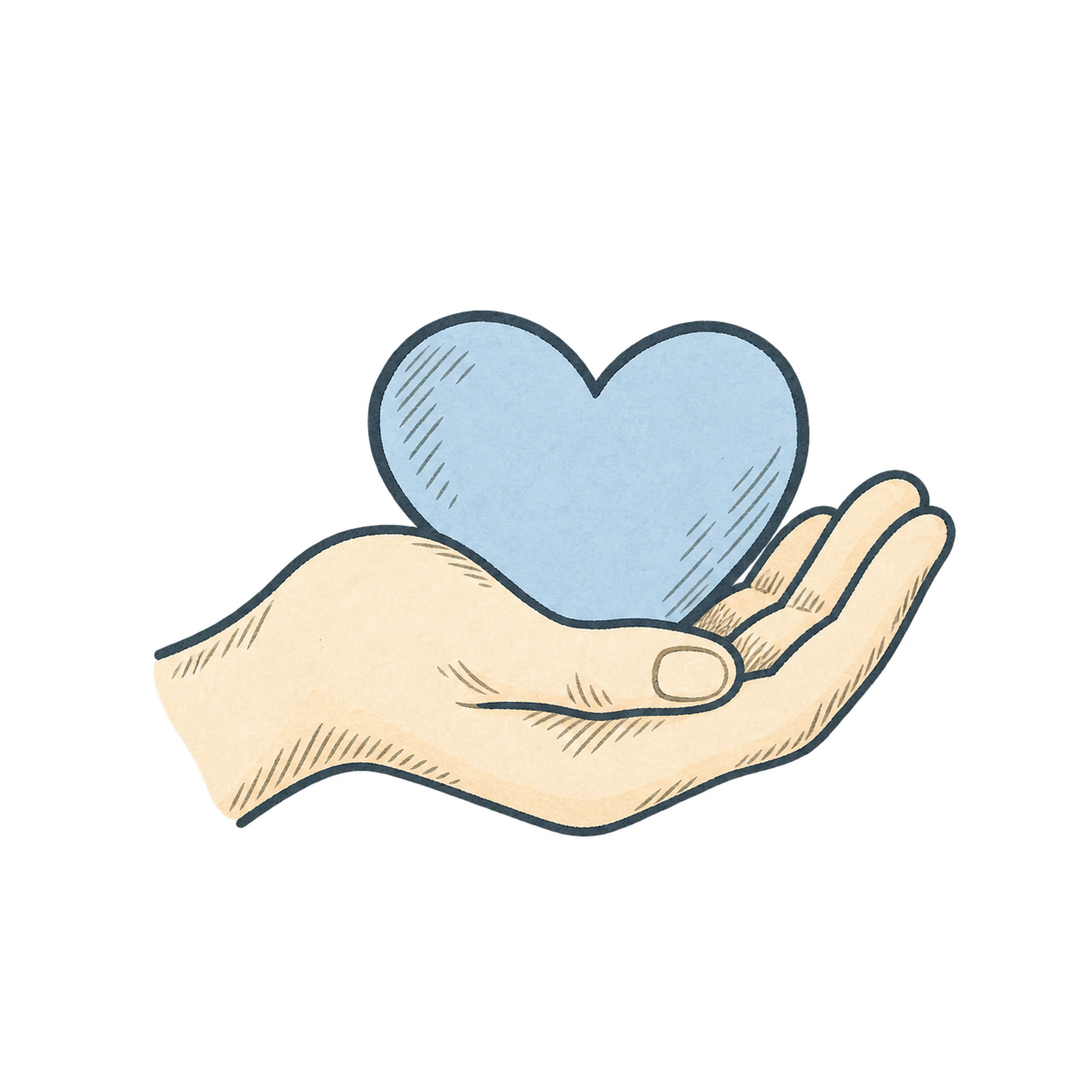 Illustrated icon: a kinder response