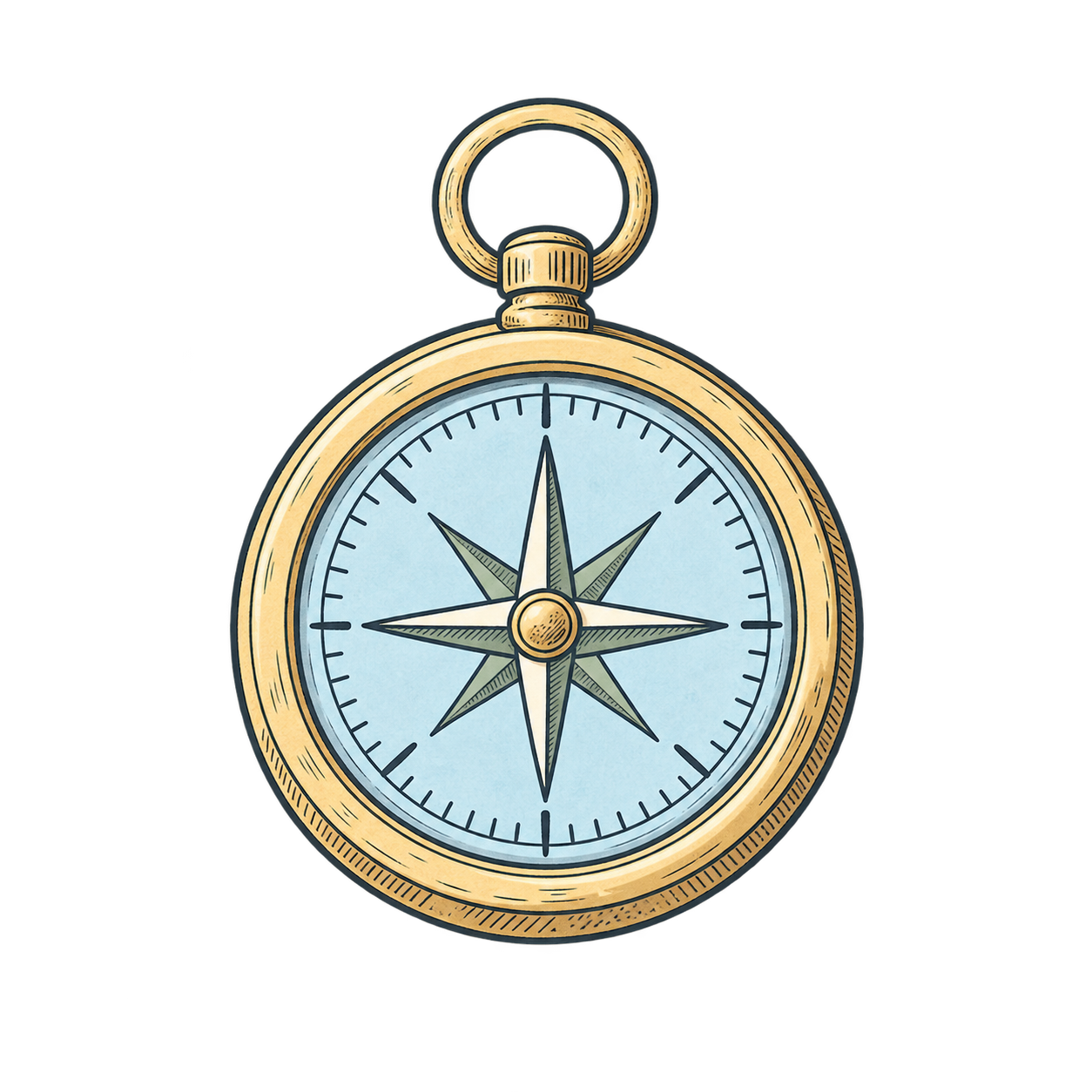 Illustrated icon: personal direction