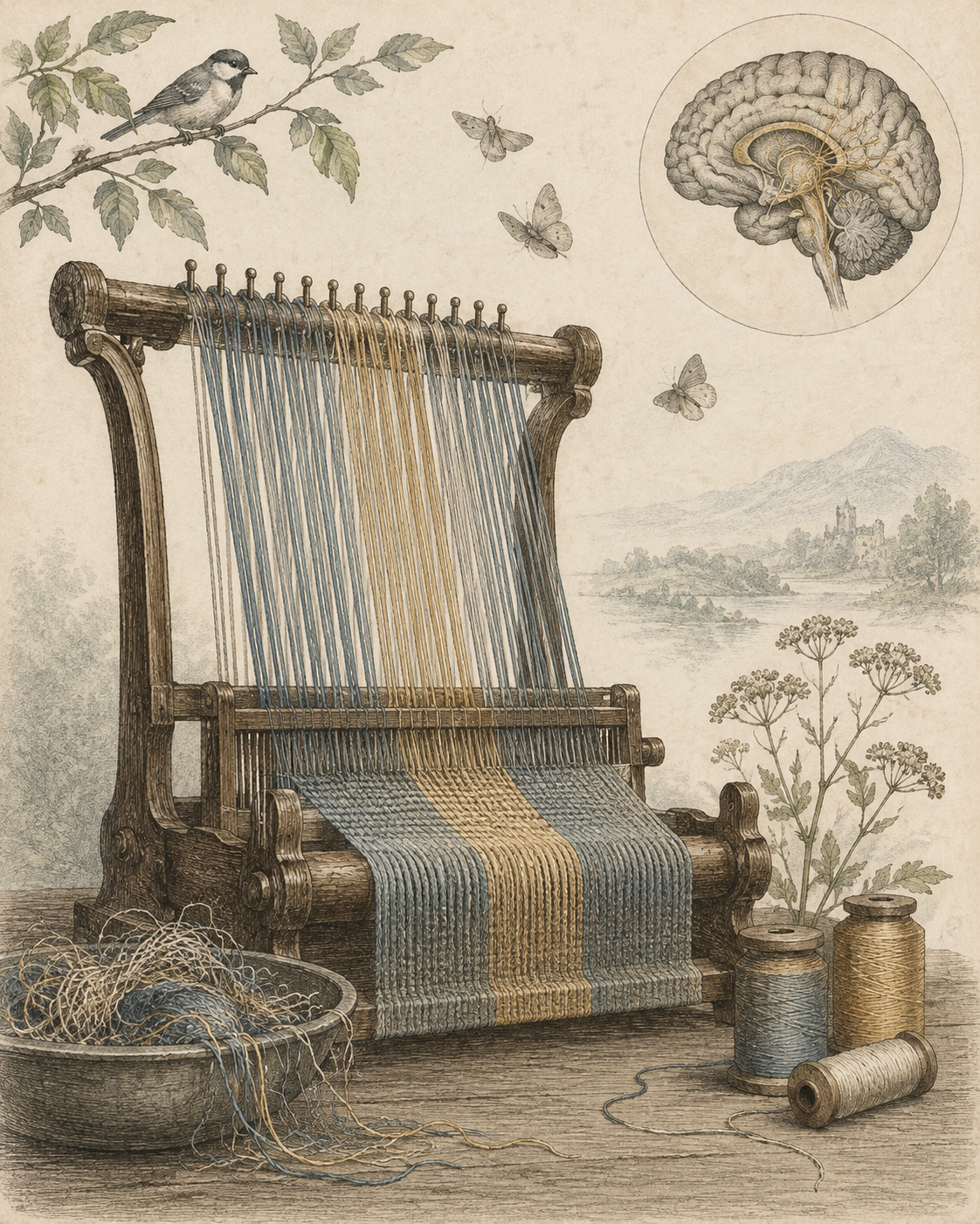 Vintage CWOB scientific illustration for What the System Knows Now