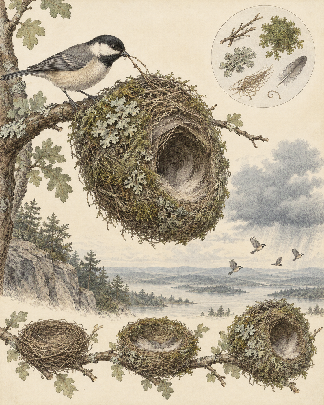 Vintage CWOB scientific illustration for Build a Calendar That Leaves Room for Being Human