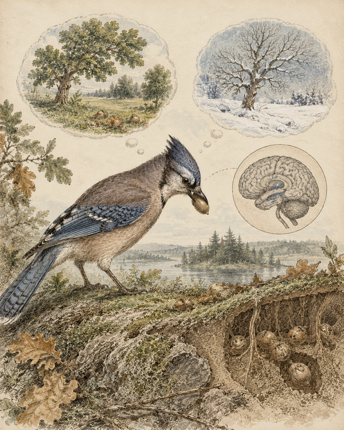 Vintage CWOB scientific illustration for Write the Letter You May Need Later