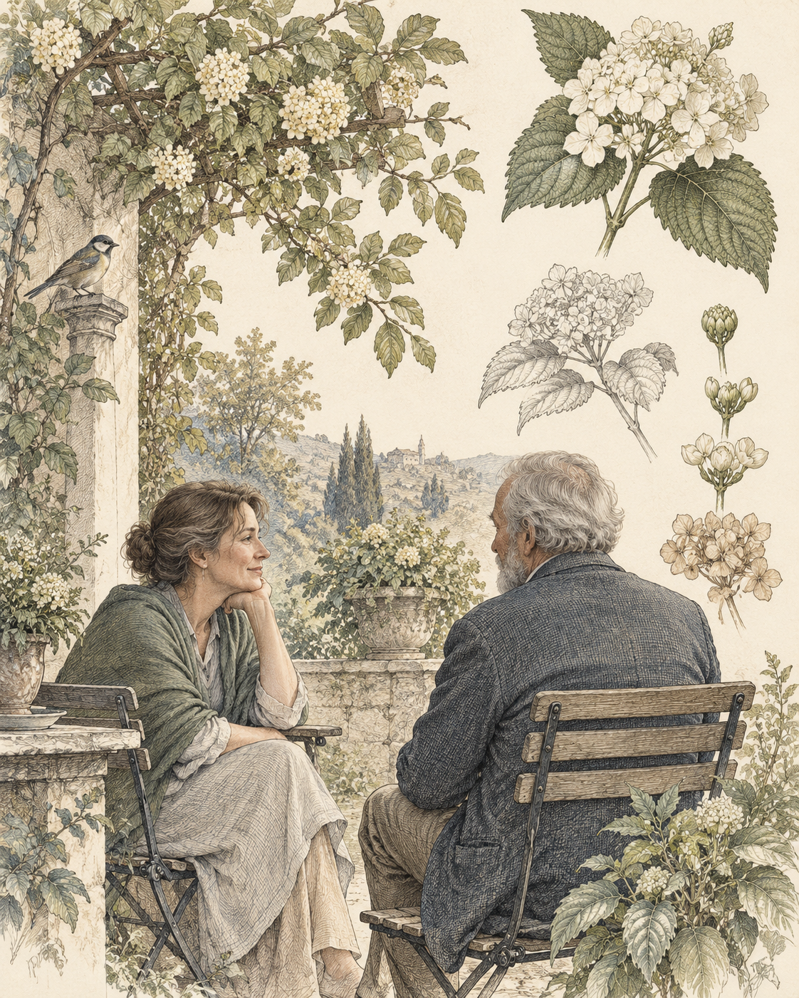 Vintage CWOB scientific illustration for When People Remember the Old You