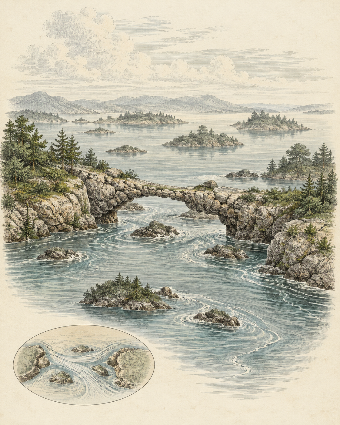 Vintage CWOB scientific illustration for Become Someone Who Connects People