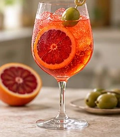 Blood Orange Olive Aperitivo