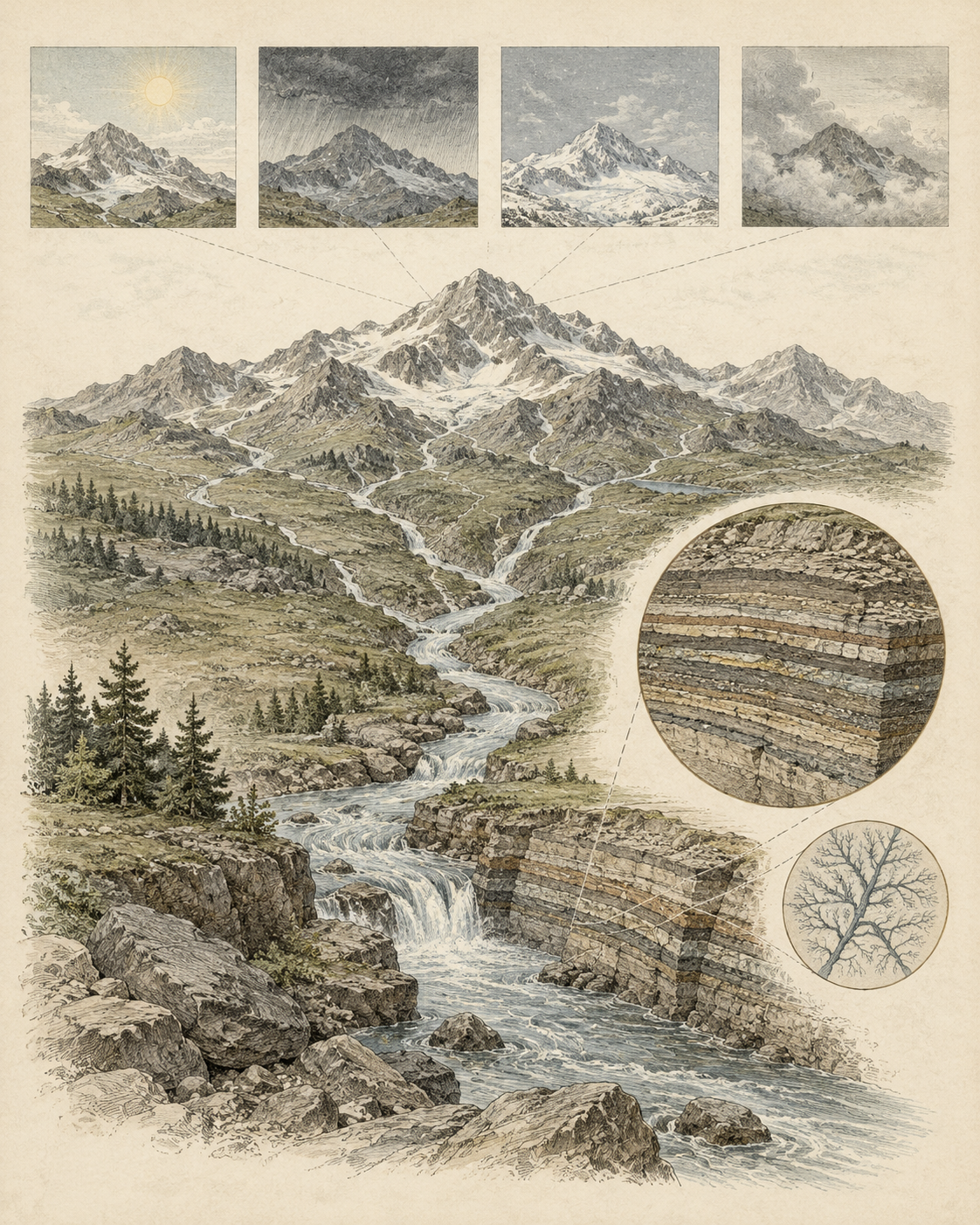 Vintage CWOB scientific illustration for What You Know About Yourself Now