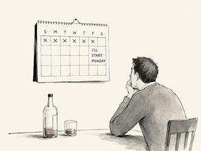 The “I’ll Start Monday” Loop: Why Alcohol Creates Perpetual Delayed Self-Respect