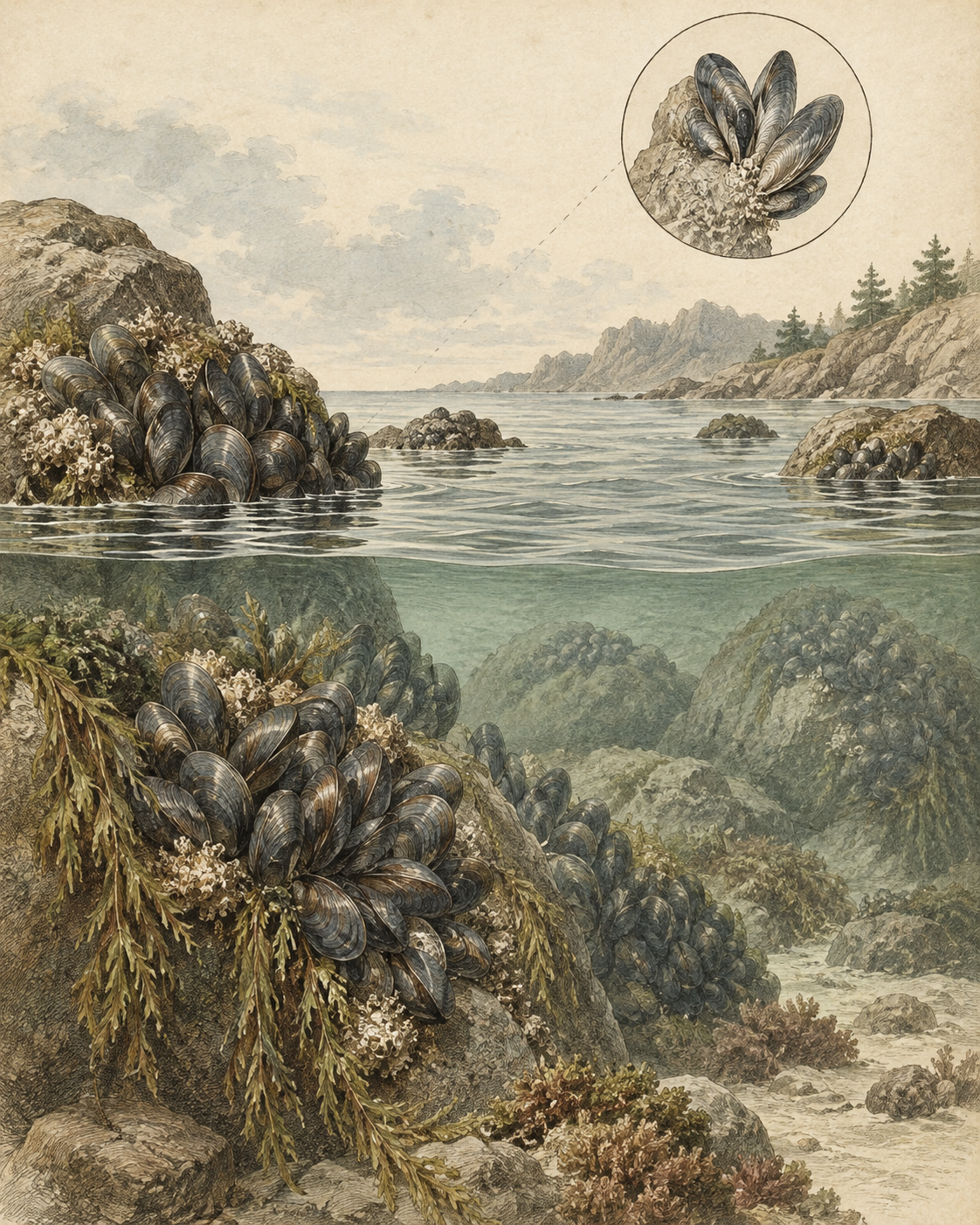 Vintage CWOB scientific illustration for What Your Group Makes Normal