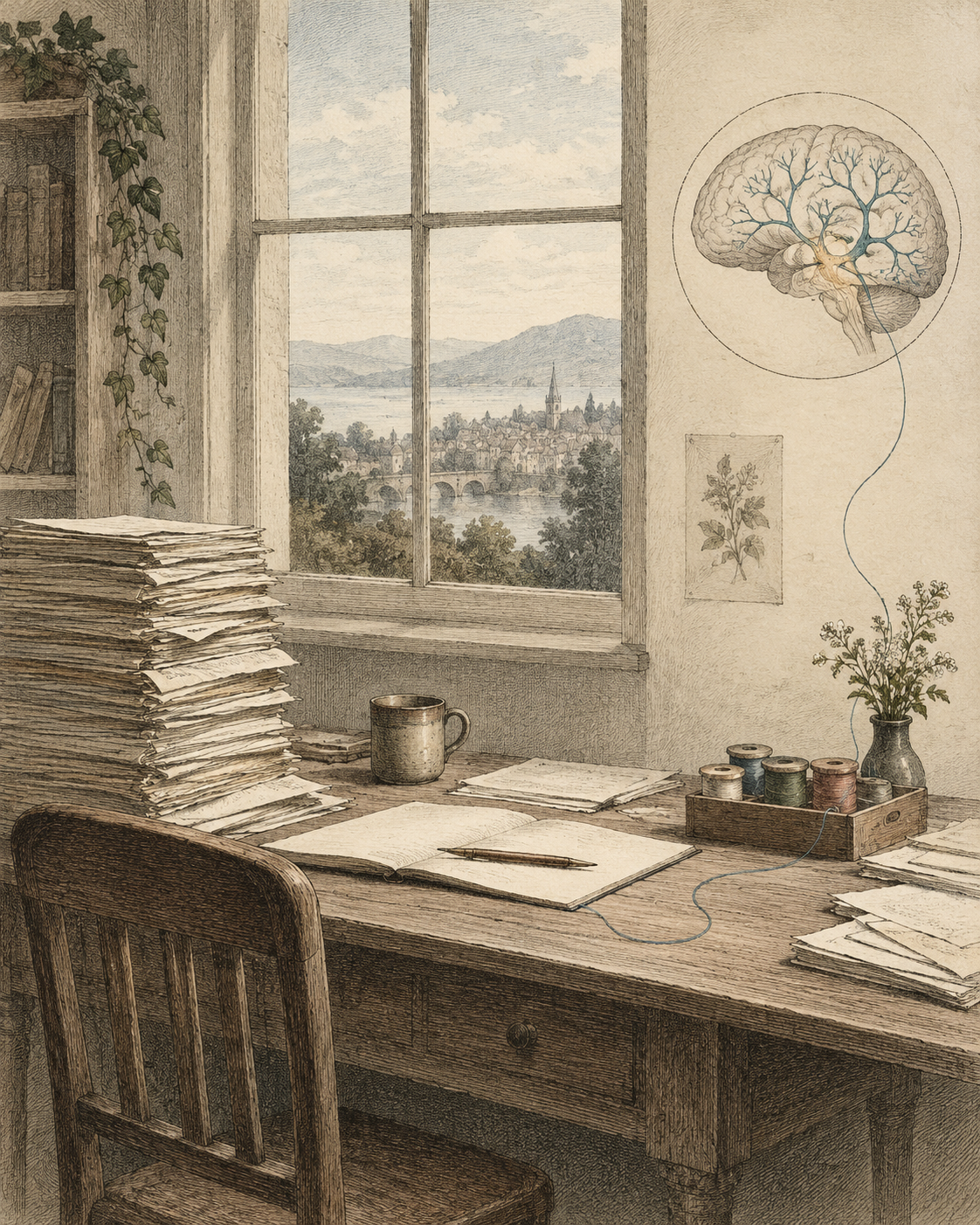 Vintage CWOB scientific illustration for Preserve One Relationship Thread