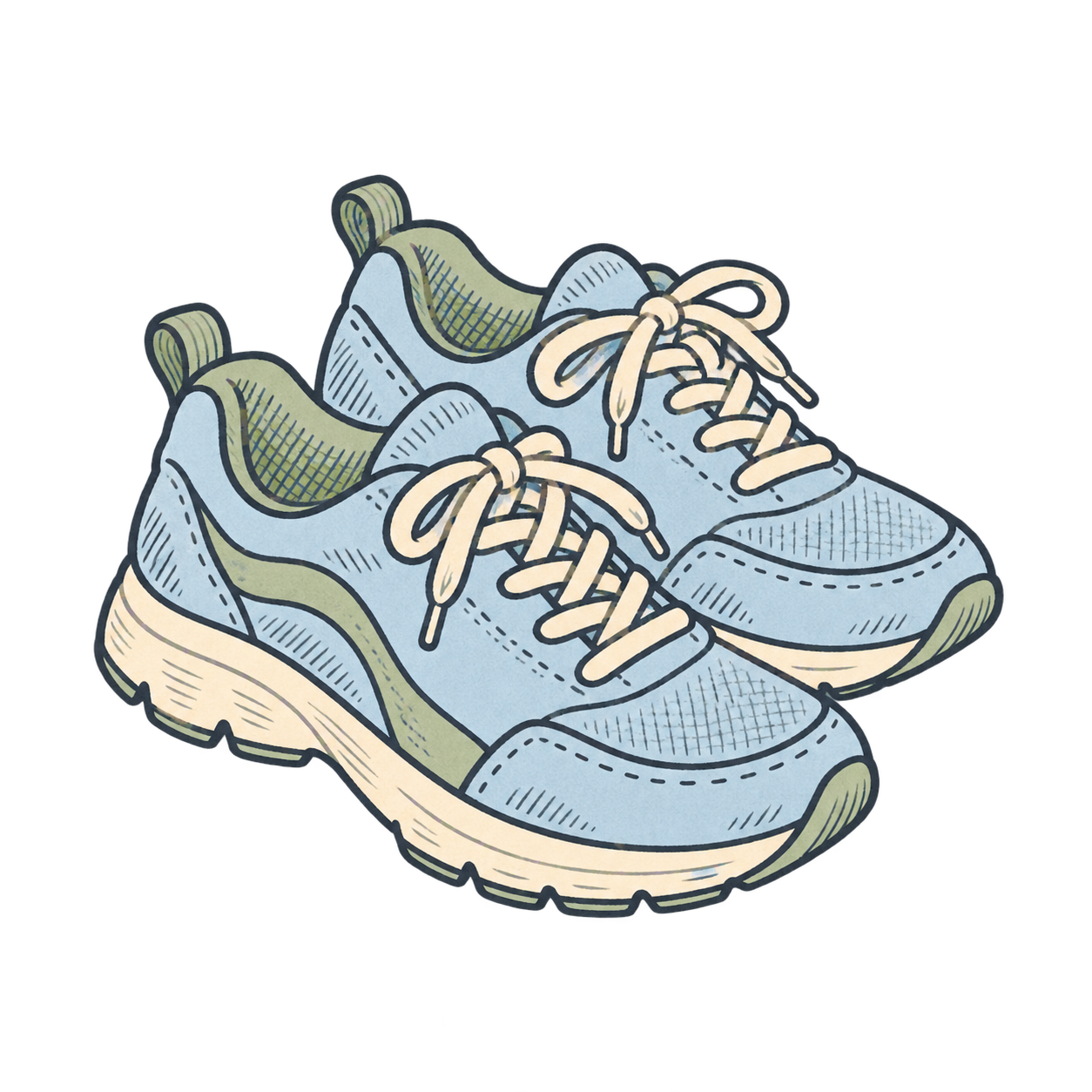 Illustrated icon: enjoyable movement