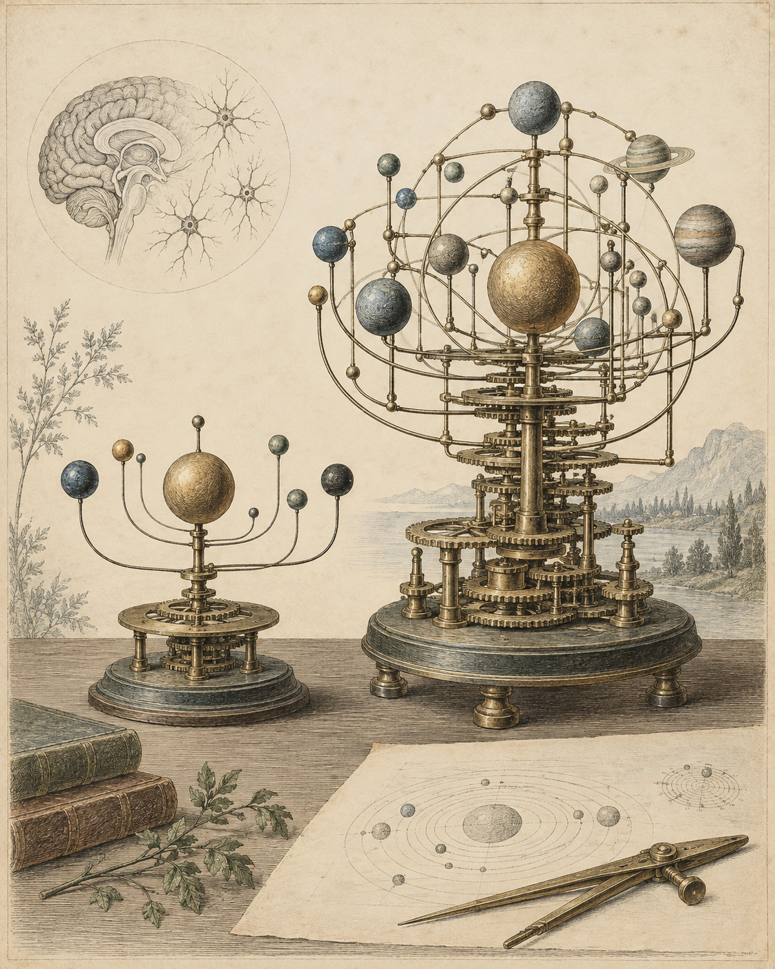 Vintage CWOB scientific illustration for Your Life Can Outgrow Its Systems