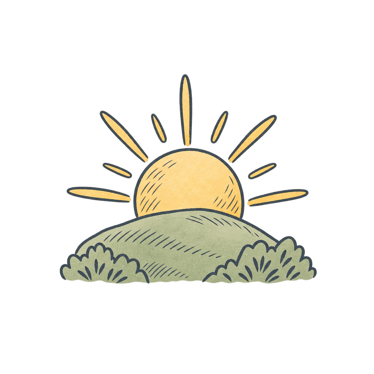 Illustrated icon: steadier energy