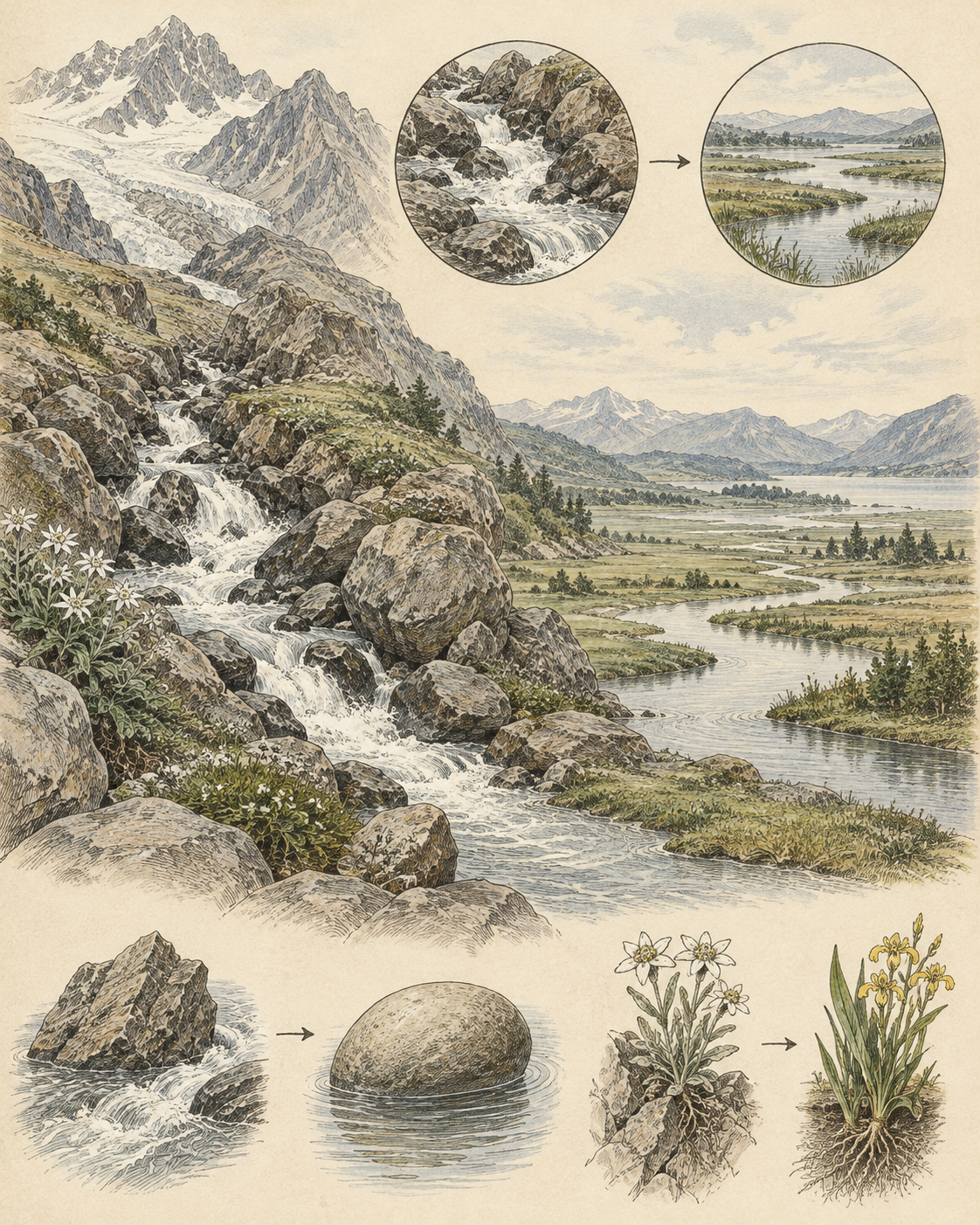 Vintage CWOB scientific illustration for When Success Changes the Problem