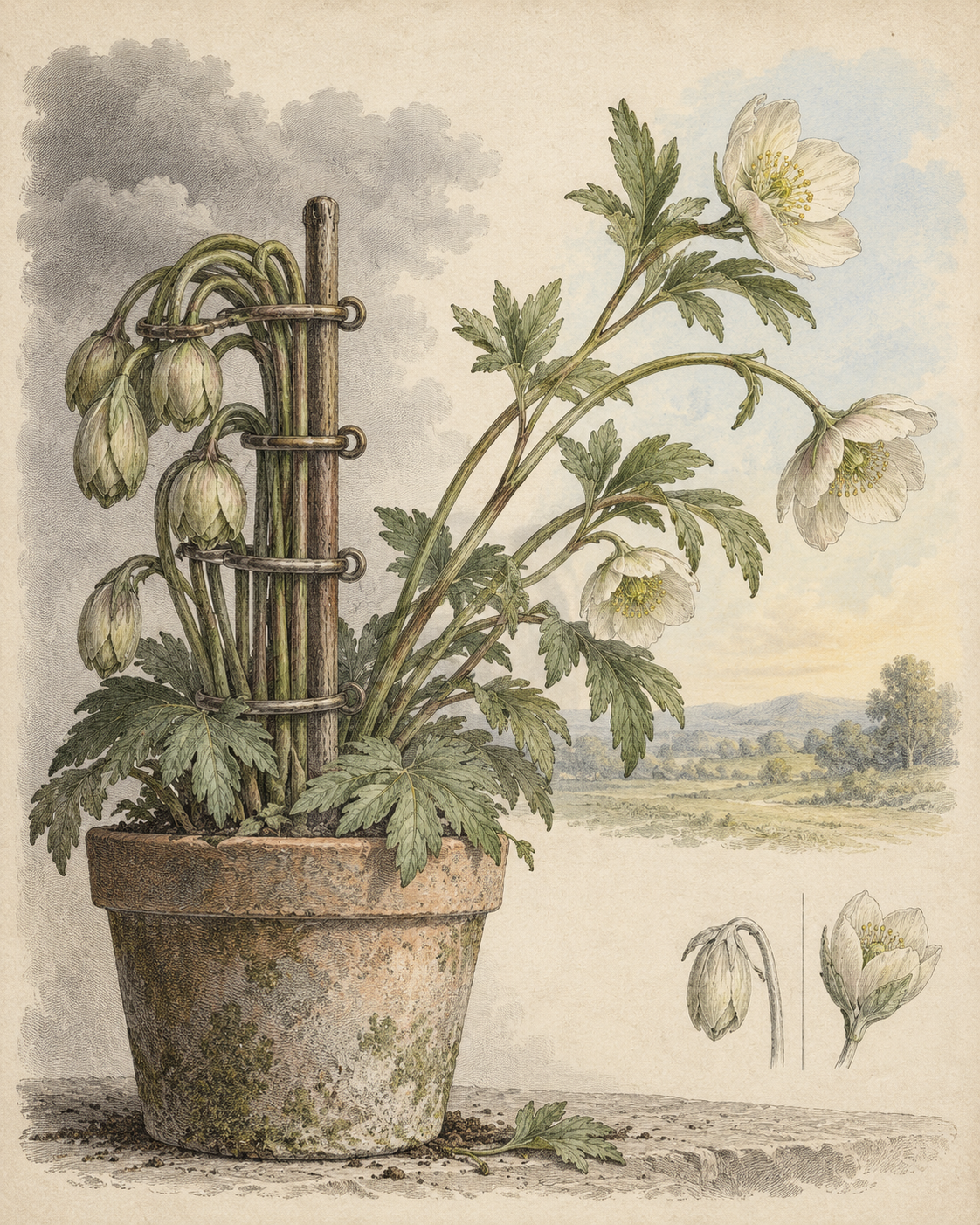 Vintage CWOB scientific illustration for When Good Times Return