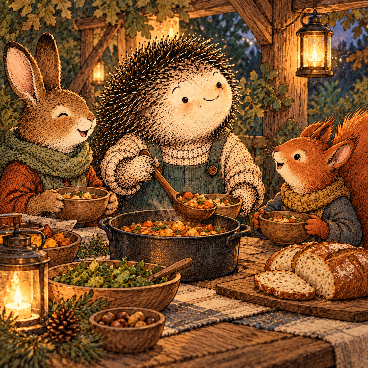 A gentle cream-faced, spiky-furred woodland companion exploring Day 263: Who Still Fits the Life You're Building?