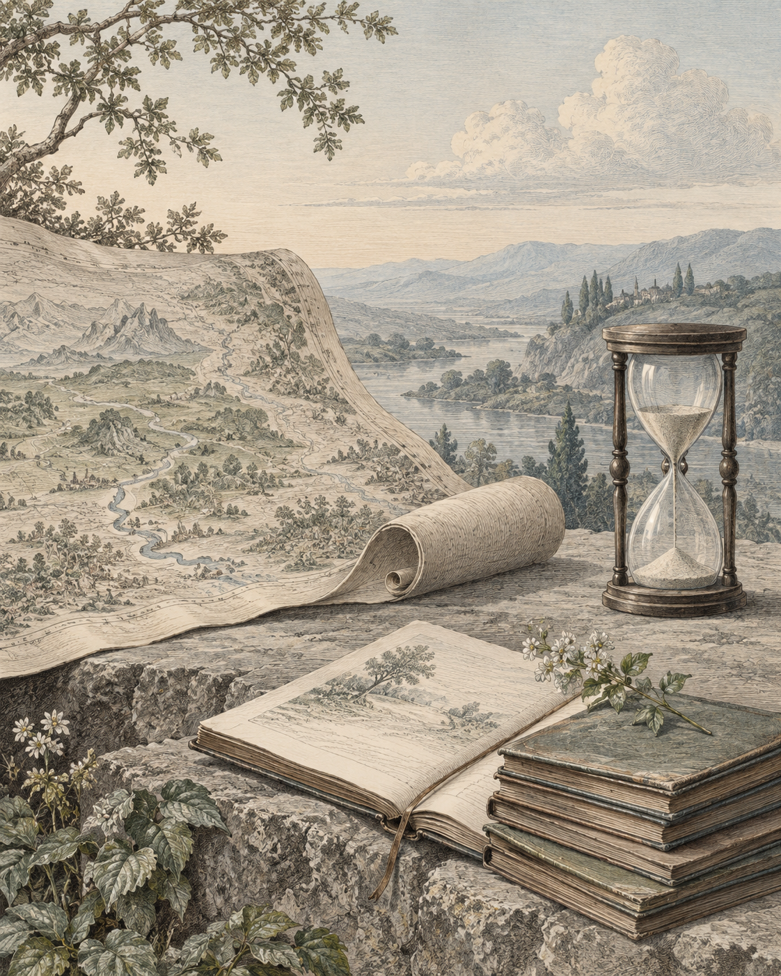 Vintage CWOB scientific illustration for Stop Solving the Whole Month Tonight