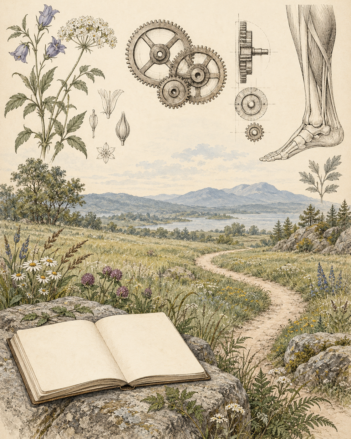 Vintage CWOB scientific illustration for What Doesn't Feel Hard Anymore?
