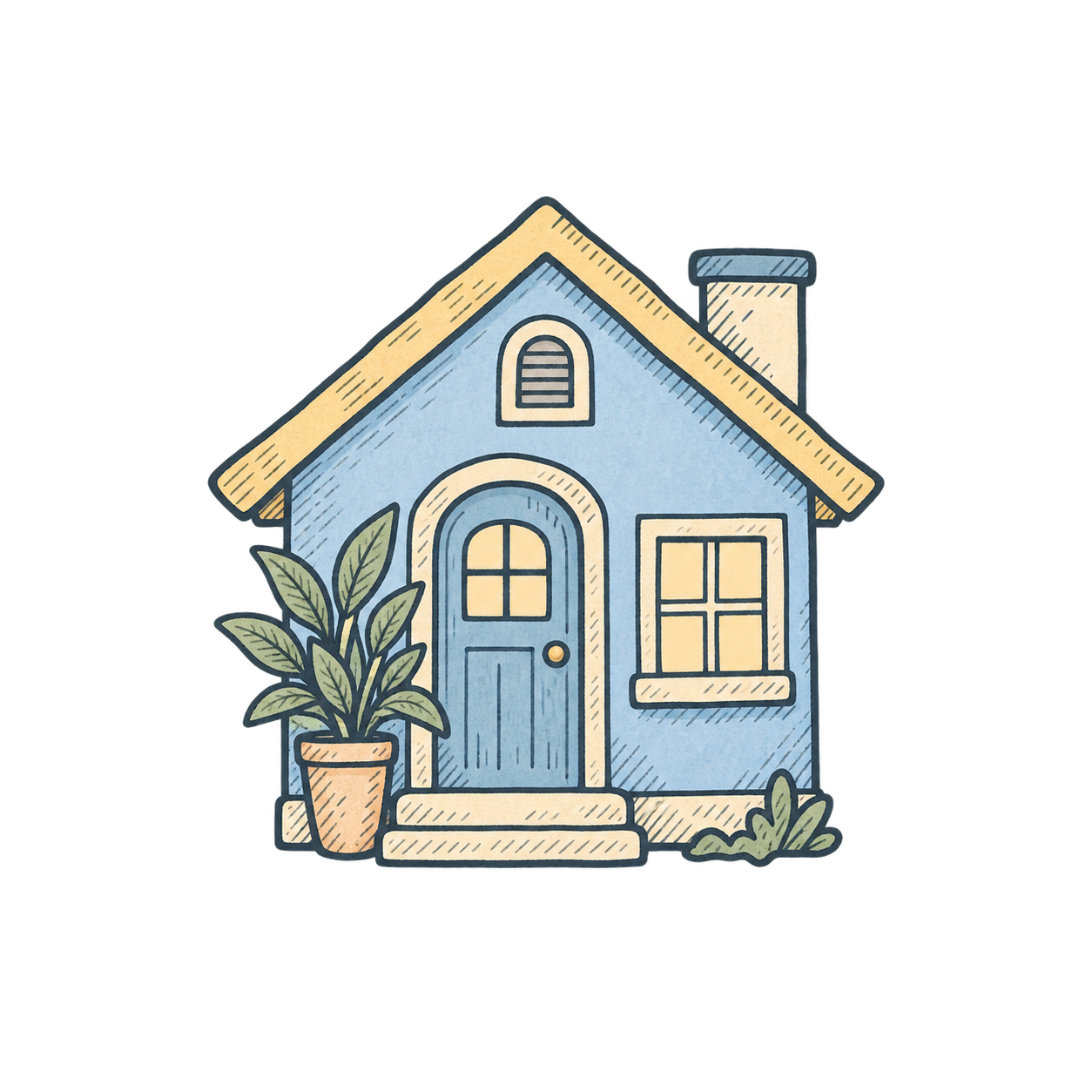 Illustrated icon: an environment that helps