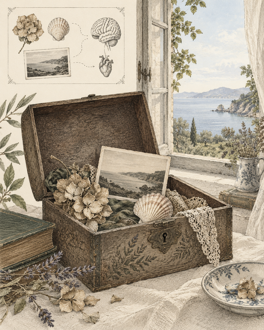 Vintage CWOB scientific illustration for Nostalgia Isn't an Instruction