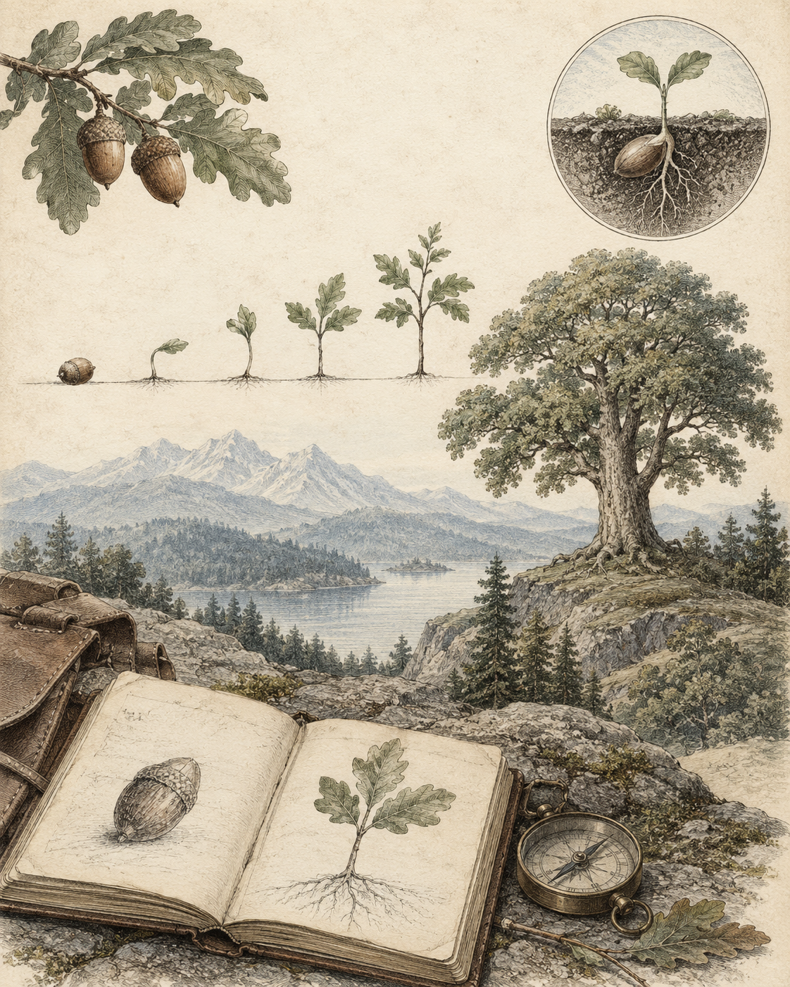 Vintage CWOB scientific illustration for What Are You Building This Year?