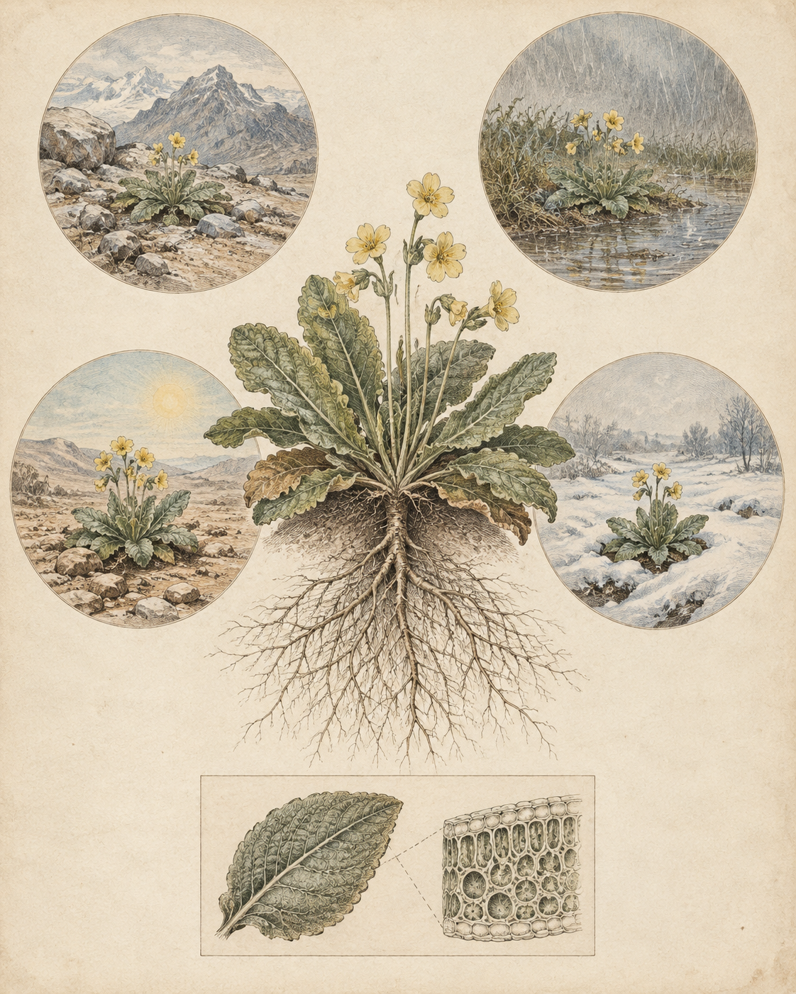 Vintage CWOB scientific illustration for Your Nine-Month Report