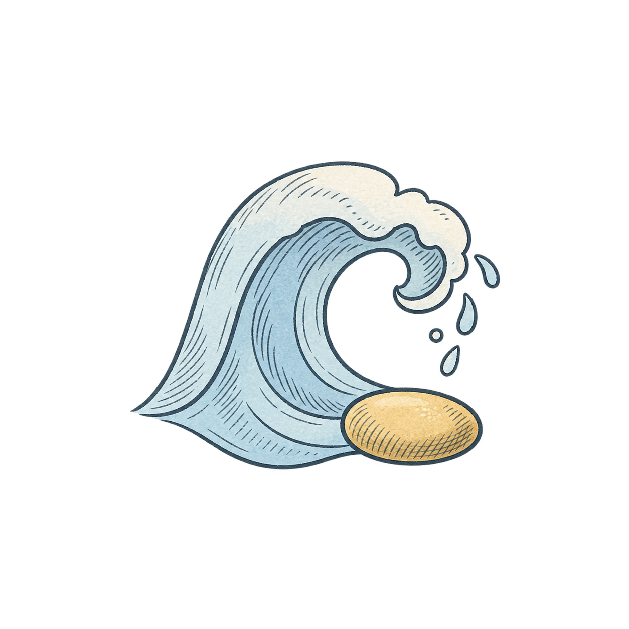 Illustrated icon: space around an urge