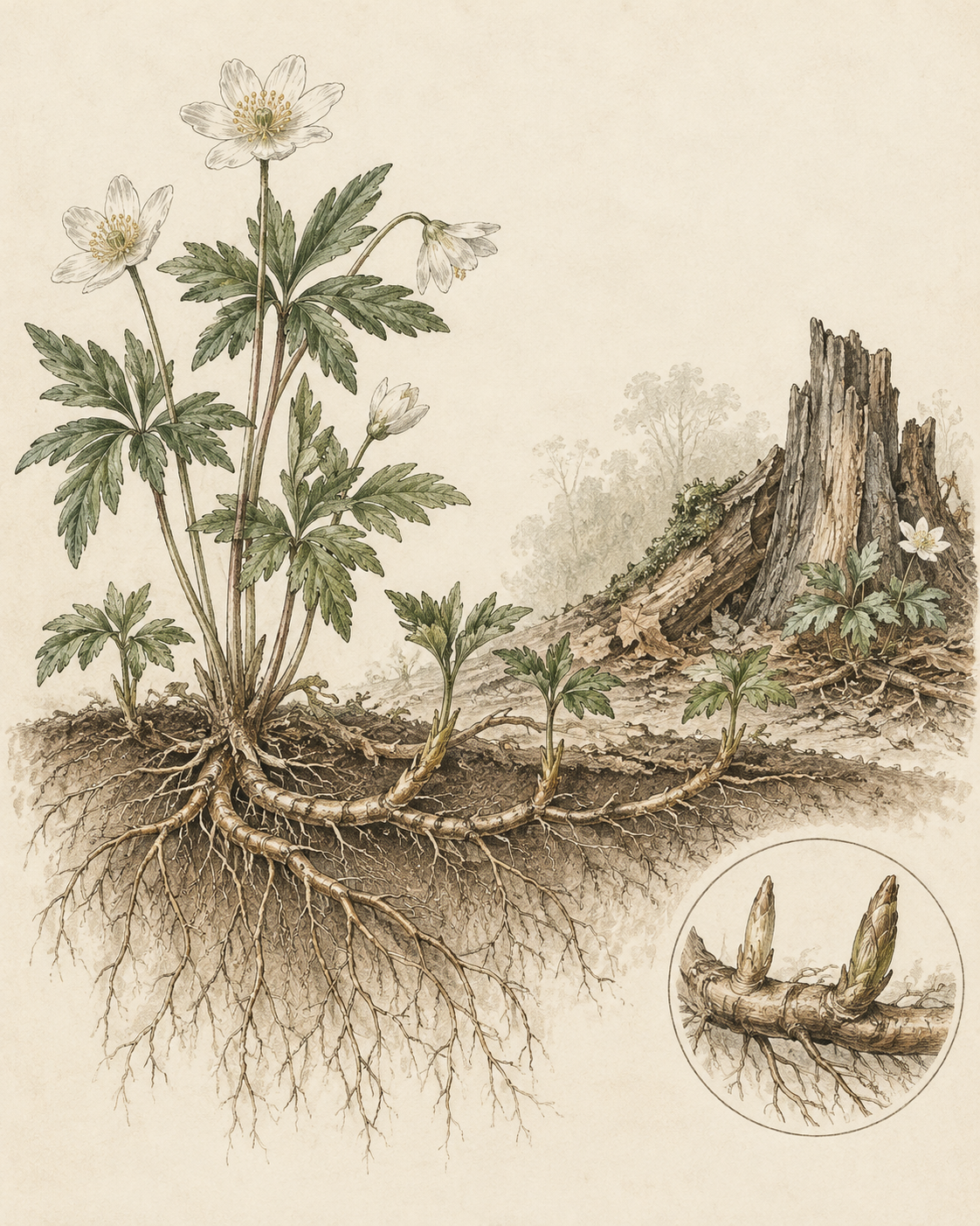 Vintage CWOB scientific illustration for Build a Social Life That Can Survive Change
