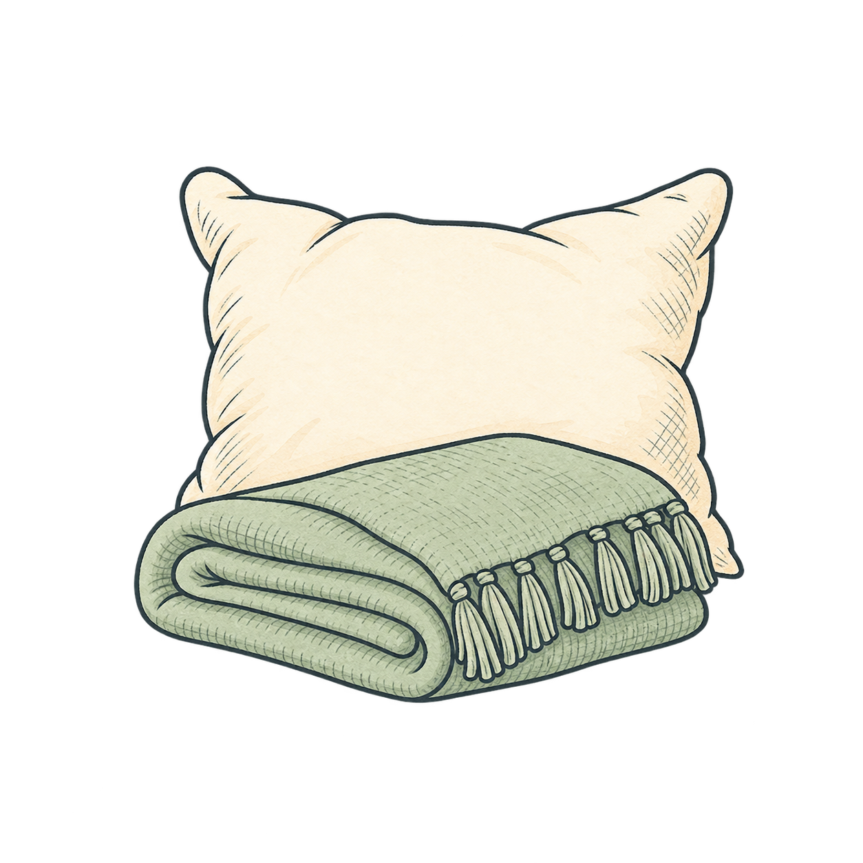 Illustrated icon: permission to rest