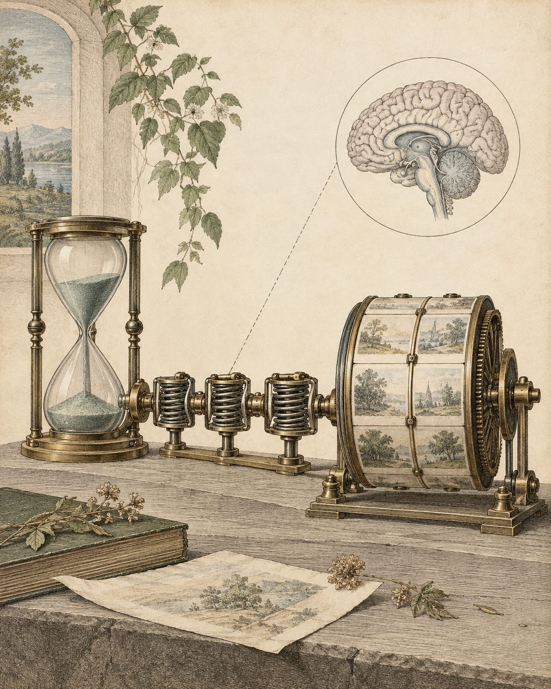 Vintage CWOB scientific illustration for Buffers Are Behavioral Protection