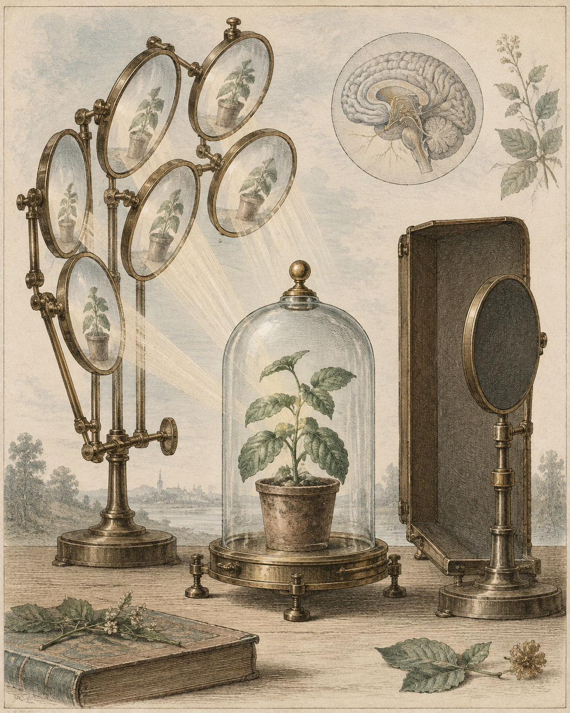 Vintage CWOB scientific illustration for What Matters When Nobody Is Watching?