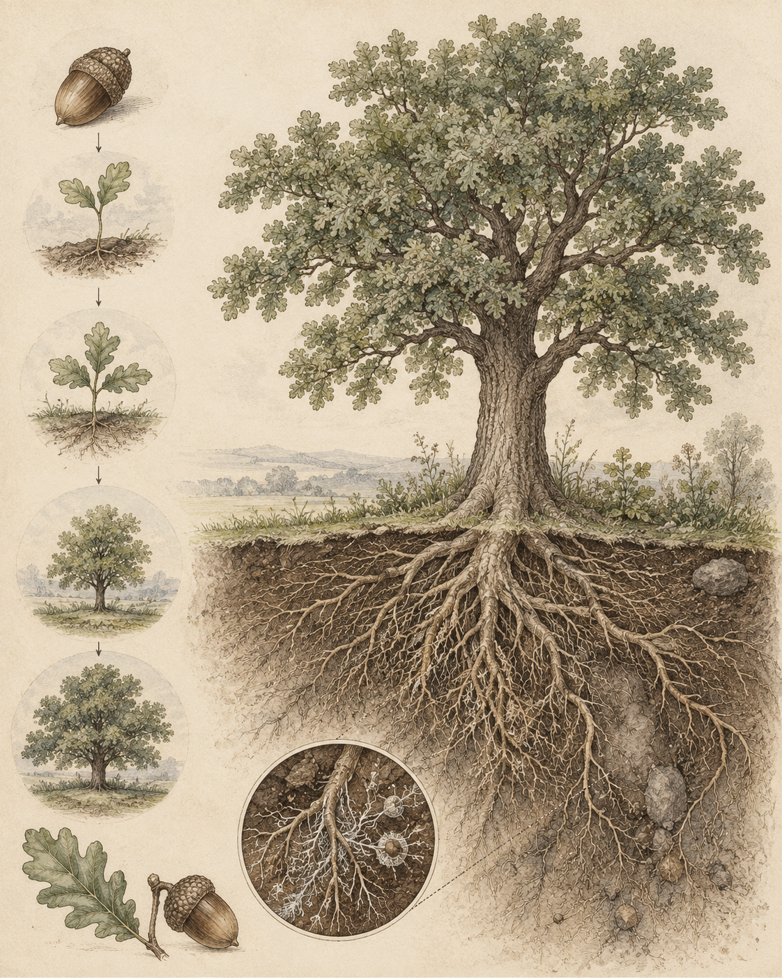 Vintage CWOB scientific illustration for The Future Is Built From Ordinary Tuesdays