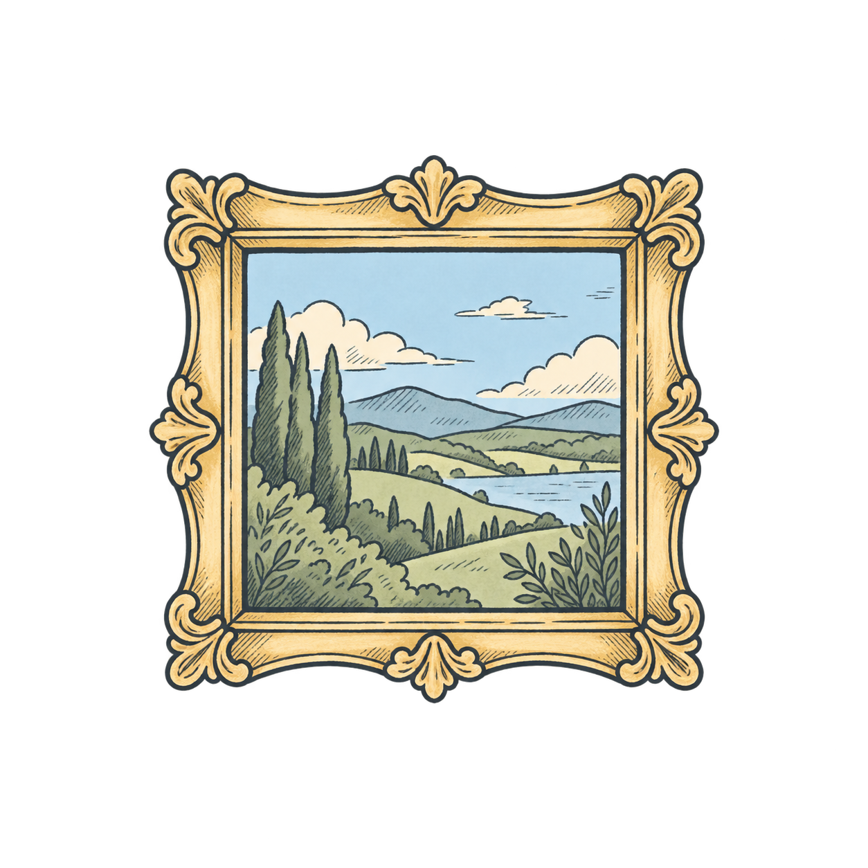 Illustrated icon: fresh perspective