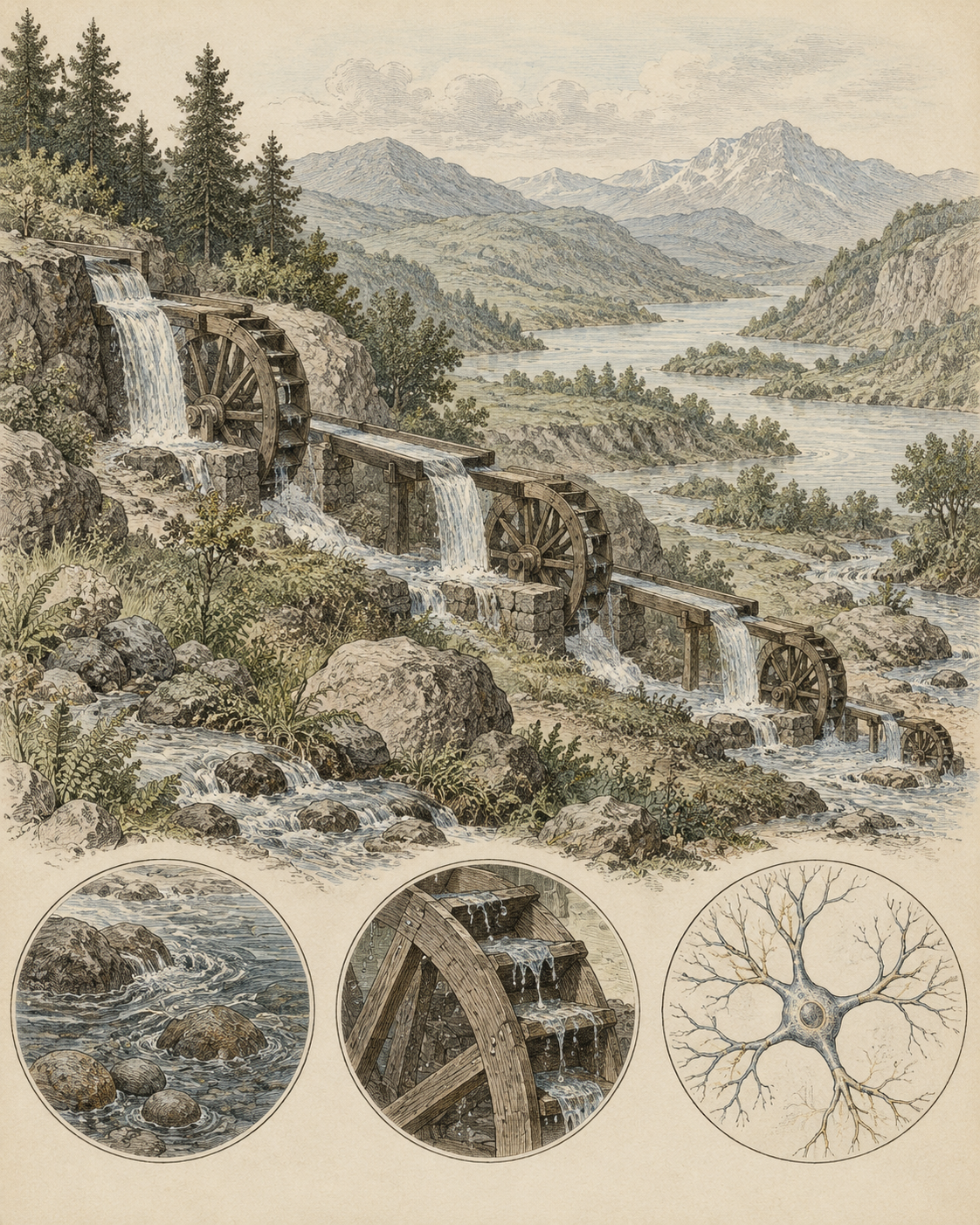 Vintage CWOB scientific illustration for Your Calendar Is an Environment Too