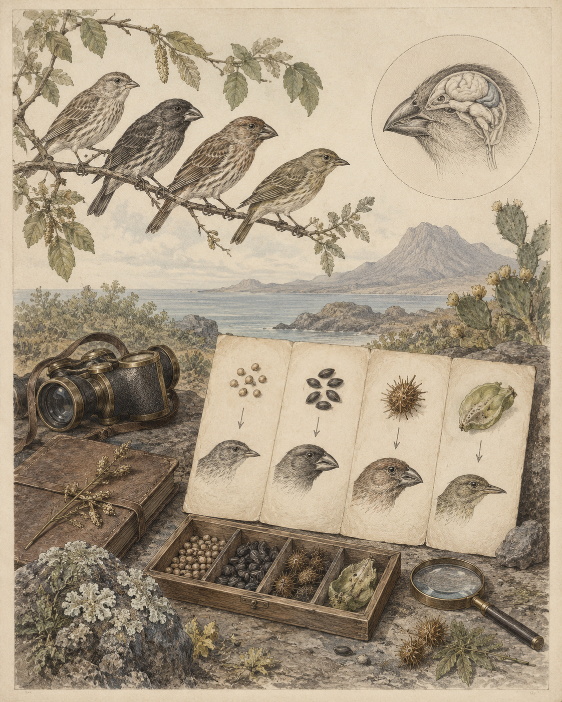 Vintage CWOB scientific illustration for The System Belongs to You Now