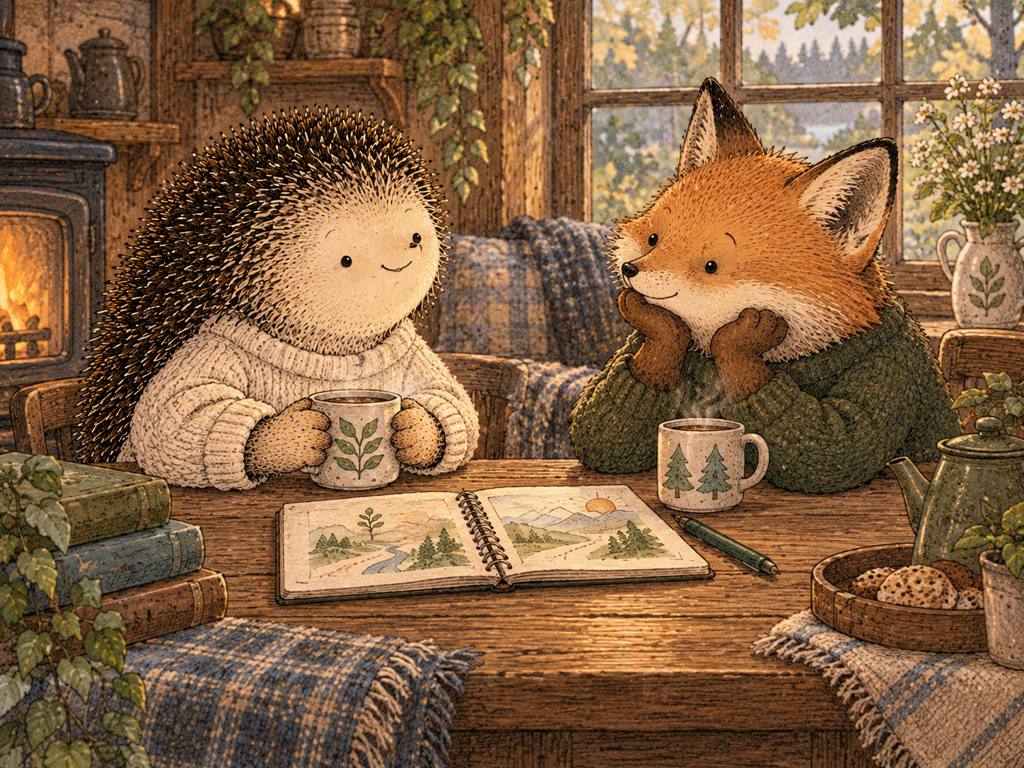 Day 258: Seeing Relationship Lag as a Normal Adjustment Can Keep Early Friction From Being Misread as Proof the Change Was Wrong. Woodland hedgehog illustration.