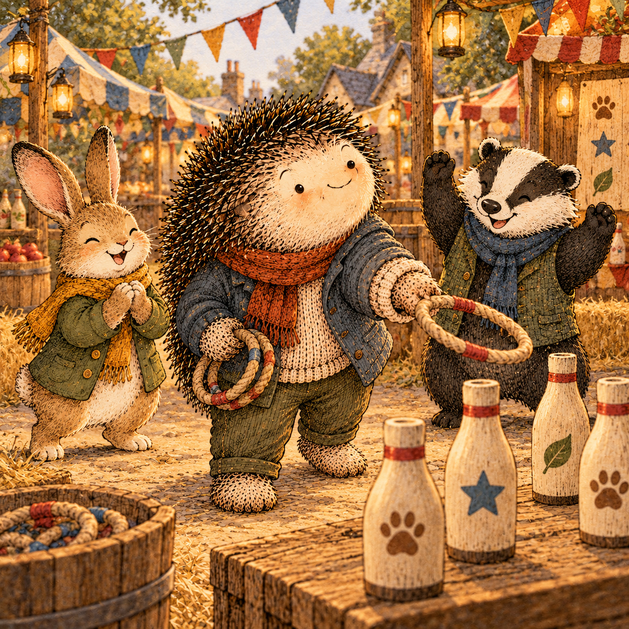A gentle cream-faced, spiky-furred woodland companion exploring Day 345: Make Memories Before You Miss Them
