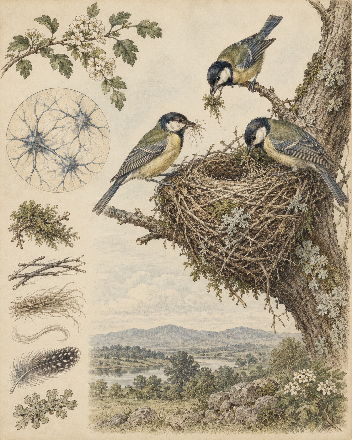 Vintage CWOB scientific illustration for Let Contribution Enter the Picture